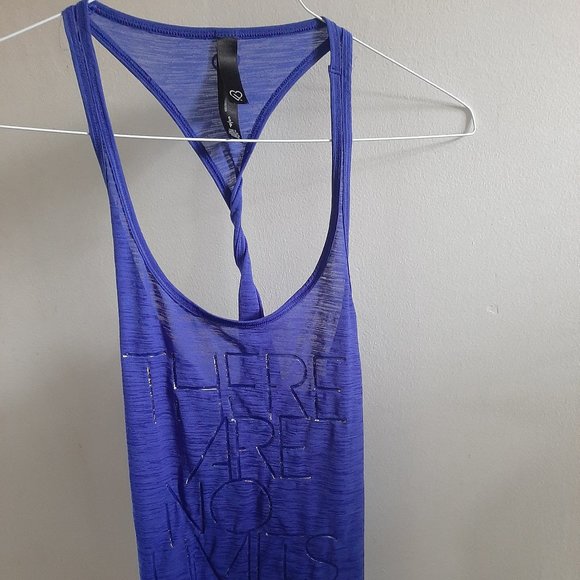 LiveLoveDream Small Blue Racerback TankTop - Picture 1 of 7